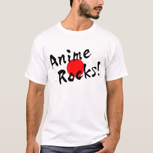 Anime Rocks! T-shirt (Voorkant)