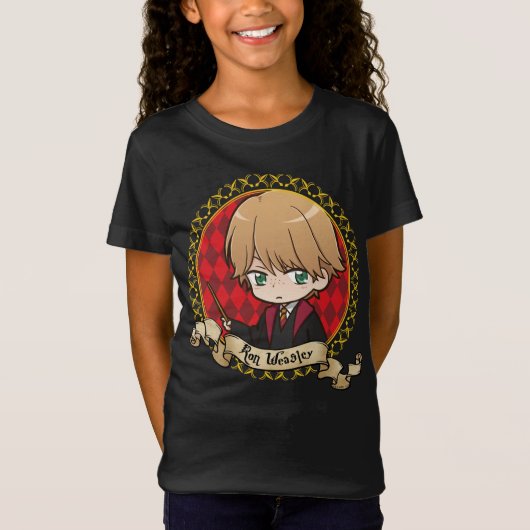 Anime Ron Weasley Portret T-shirt (Voorkant)