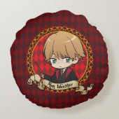 Anime Ron Weasley Rond Kussen (Achterkant)