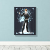 Anime Ron Weasley's Jack Russell Terrier Patronus Canvas Afdruk (Insitu (Houten vloer))