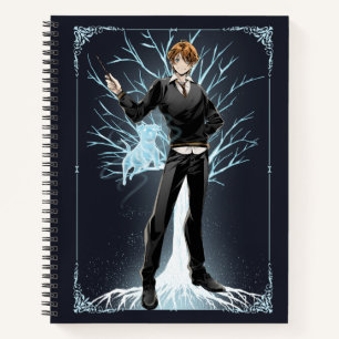 Anime Ron Weasley's Jack Russell Terrier Patronus Notitieboek