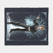Anime Ron Weasley's Patronus terriër van Jack Russ Fleece Deken (Voorkant (Horizontaal))