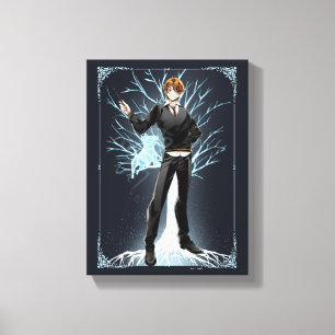 Anime Ron Wemel's Jack Russell Terrier Patronus Canvas Afdruk
