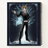 Anime Ron Wemel's Jack Russell Terrier Patronus Notitieboek (Achterkant)