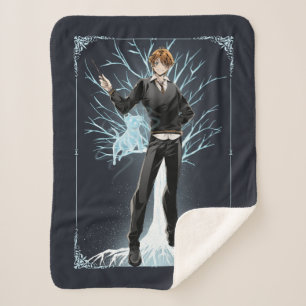 Anime Ron Wemel's Jack Russell Terrier Patronus Sherpa Deken