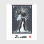 Anime Ron Wemel's Jack Russell Terrier Patronus Sticker (Vel)