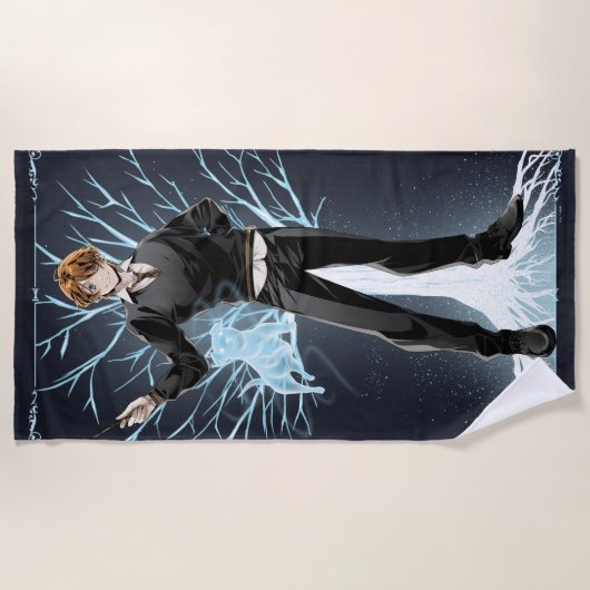 Anime Ron Wemel's Jack Russell Terrier Patronus Strandlaken (Voorkant)