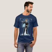 Anime Ron Wemel's Jack-Russell Terrier Patroonus T-shirt (Voorkant volledig)