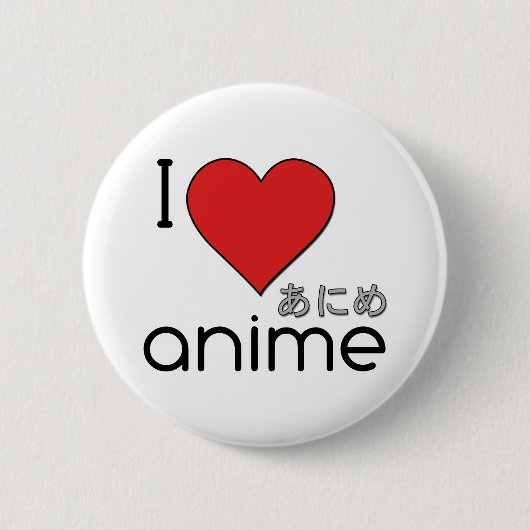 Anime Ronde Button 5,7 Cm (Voorkant)