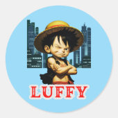 ANIME RONDE STICKER (Voorkant)