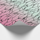 Anime Roze Monarchpatroon Cadeaupapier (Hoek)