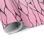 Anime Roze Monarchpatroon Cadeaupapier (Rol Hoek)