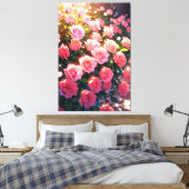 Anime rozen Uitgerekt Canvas (Insitu (Slaapkamer))