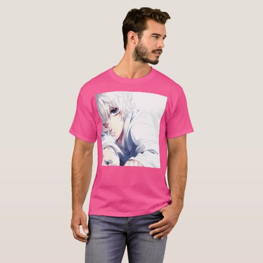 Anime Sad Boy T-shirt (Voorkant volledig)