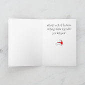 Anime Sad Girl Funny kerstgroet Feestdagen Kaart (Binnen)