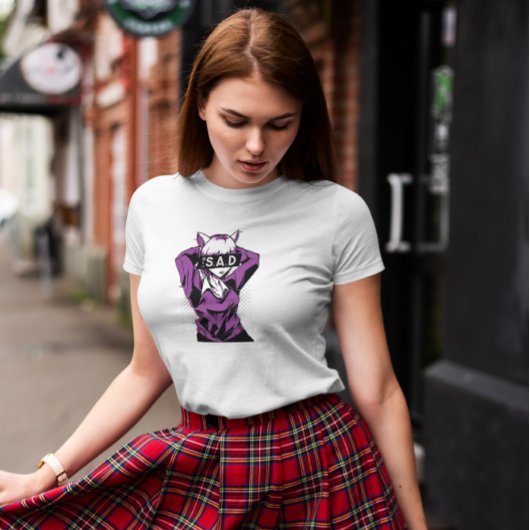 Anime Sad Girl T-shirt