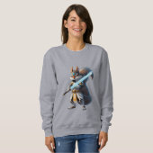 Anime Samurai Eekhoorn Krijger Trui (Voorkant volledig)