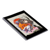 Anime Samurai Fox Otaku Japans meisje Notitieboek (Rechterzijde)