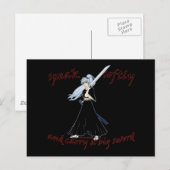 Anime Samurai Joke Briefkaart (Voorkant / Achterkant)