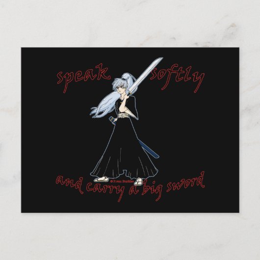 Anime Samurai Joke Briefkaart (Voorkant)