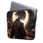 Anime samurai laptop sleeve (Voorkant Links)