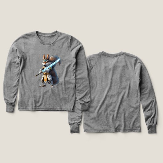Anime Samurai Squirrel Warrior (Voorkant /achterkant)
