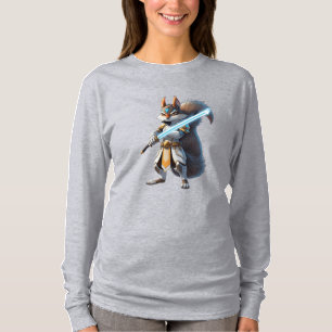 Anime Samurai Squirrel Warrior T-shirt