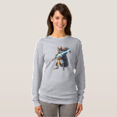 Anime Samurai Squirrel Warrior T-shirt (Voorkant volledig)