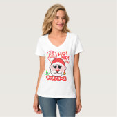 Anime Santa Kerstkerst T-shirt (Voorkant volledig)