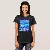 Anime Schattige Blue Tiger T-shirt – Derpy  Anim (Voorkant volledig)