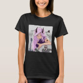 Anime Schattige Demon Girl Character T-Shirt (Voorkant)