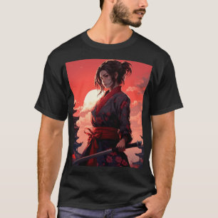 Anime Schattige Japans Kawaii Cartoon Otaku meisje T-shirt