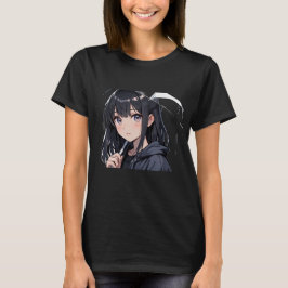Anime Schattige Japans Kawaii Cartoon Otaku meisje T-shirt