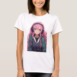 Anime Schattige Japans Kawaii Cartoon Otaku meisje T-shirt