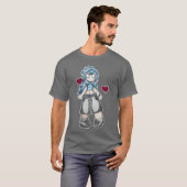 Anime-schetskunst vriend t-shirt (Voorkant volledig)