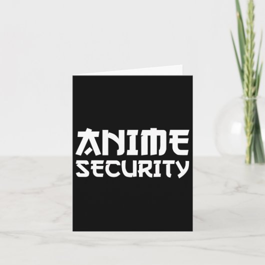 Anime Security Verjaardag Familie Manga Halloween Kaart (Voorkant)
