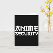 Anime Security Verjaardag Familie Manga Halloween Kaart (Gele Bloem)