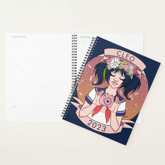 Anime Selfie Girl 2023 Planner (Display)