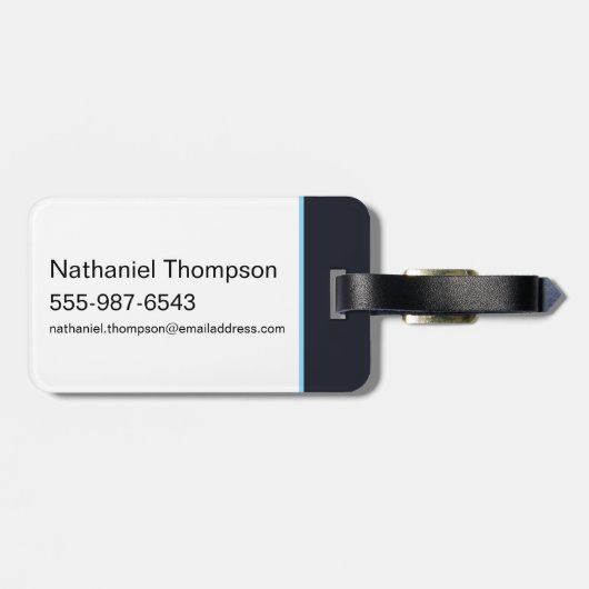 Anime Severus Sneep's Doe Patronus Bagagelabel (Achterkant horizontaal)