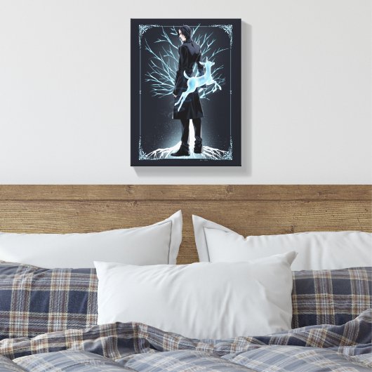 Anime Severus Sneep's Doe Patronus Canvas Afdruk (Insitu (Slaapkamer))