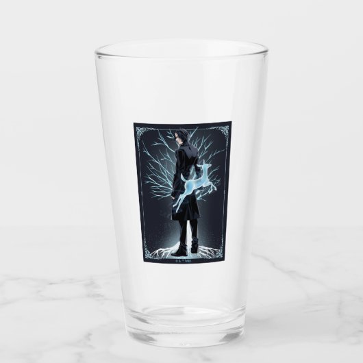 Anime Severus Sneep's Doe Patronus Glas (Voorkant)