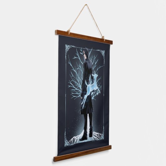 Anime Severus Sneep's Doe Patronus Hangend Wandkleed (Gebogen)
