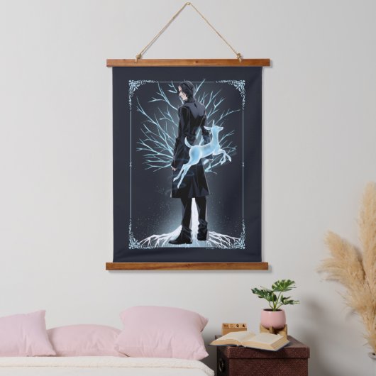 Anime Severus Sneep's Doe Patronus Hangend Wandkleed (Slaapkamer)