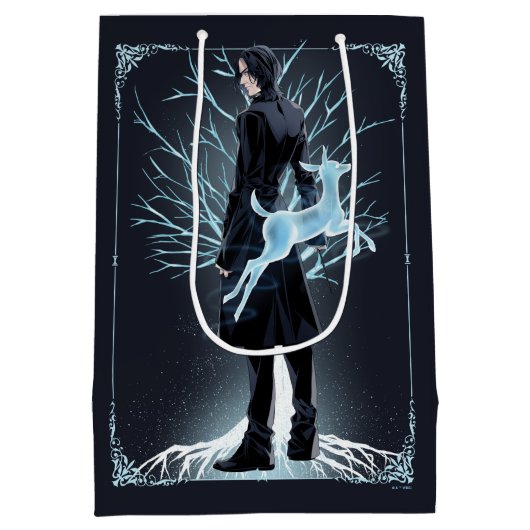 Anime Severus Sneep's Doe Patronus Medium Cadeauzakje (Achterkant)
