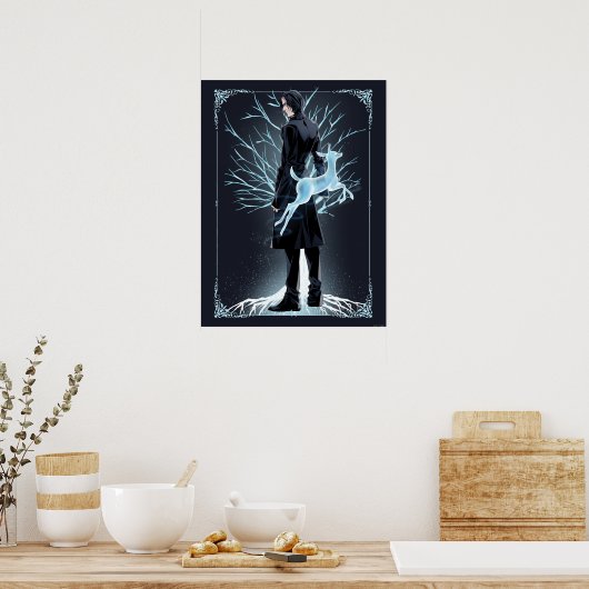 Anime Severus Sneep's Doe Patronus Poster (Keuken)