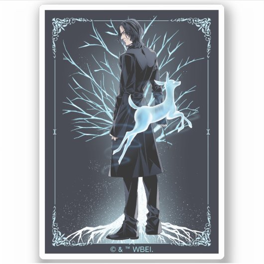 Anime Severus Sneep's Doe Patronus Sticker (Voorkant)