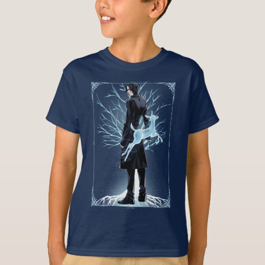 Anime Severus Sneep's Doe Patronus T-shirt (Voorkant)