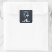 Anime Severus Sneep's Doe Patronus Vierkante Sticker (Tas)