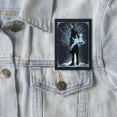 Anime Severus Sneep's Hinde Patronus Button (Insitu)
