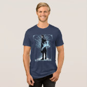 Anime Severus Sneep's Hinde Patronus Tri-Blend Shirt (Voorkant volledig)